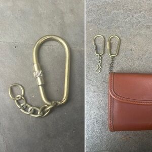 Replacement Brass Carabiner / Key Chain - not Coach, just a replacement